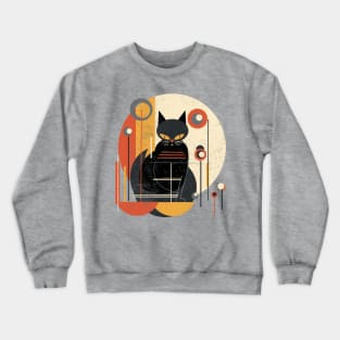 Mid century cat Crewneck Sweatshirt